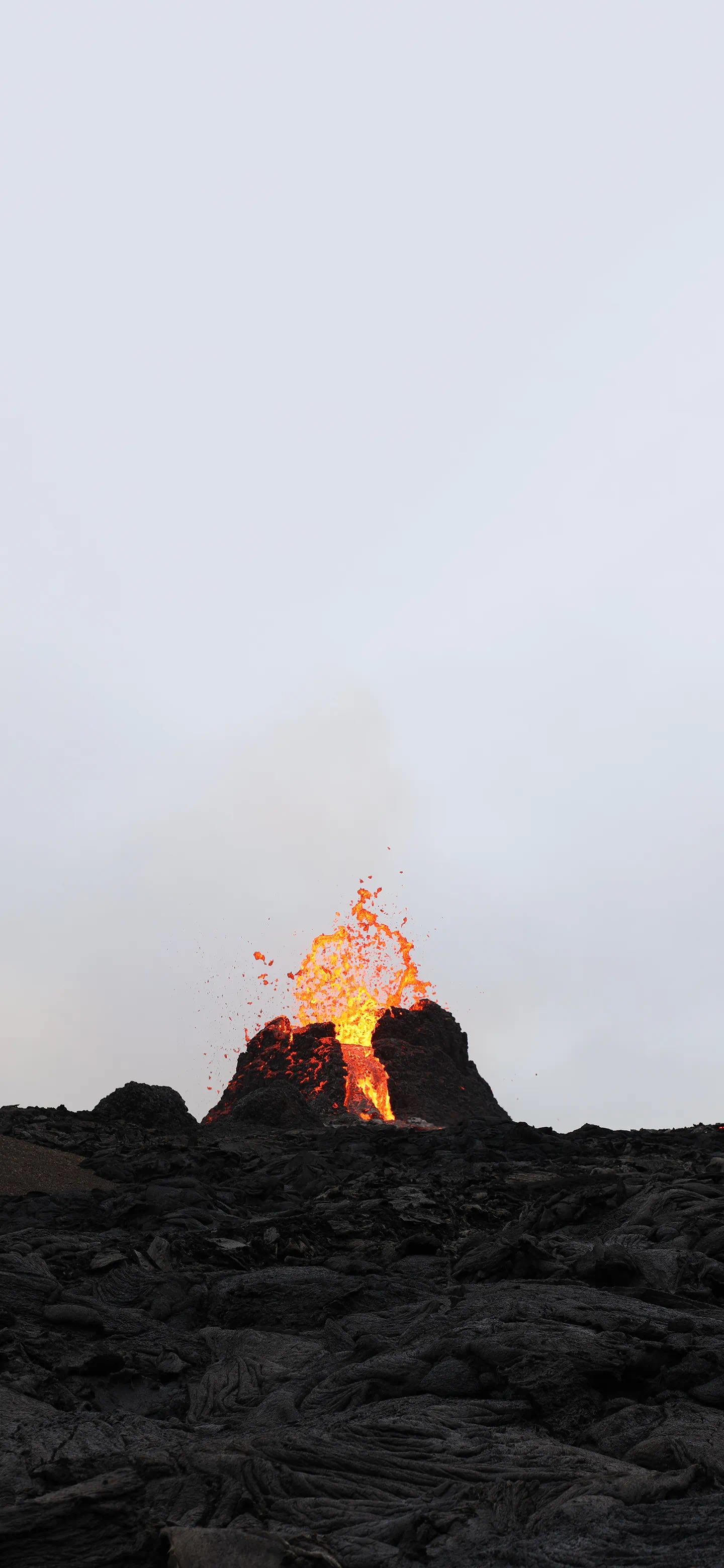 火山风景手机壁纸