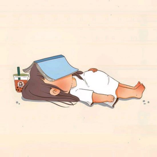 躺平女生动漫头像