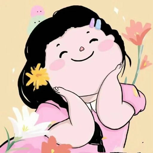 胖胖可爱动漫女生头像
