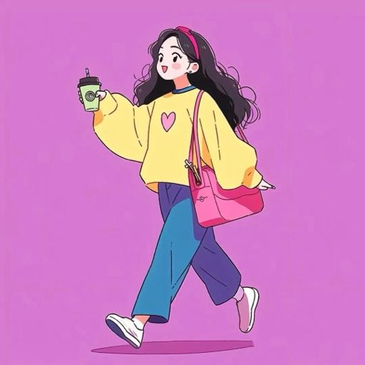 时尚女生动漫头像