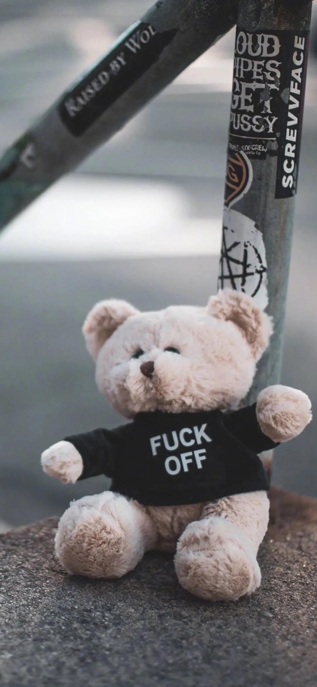 fuckoff玩偶手机壁纸